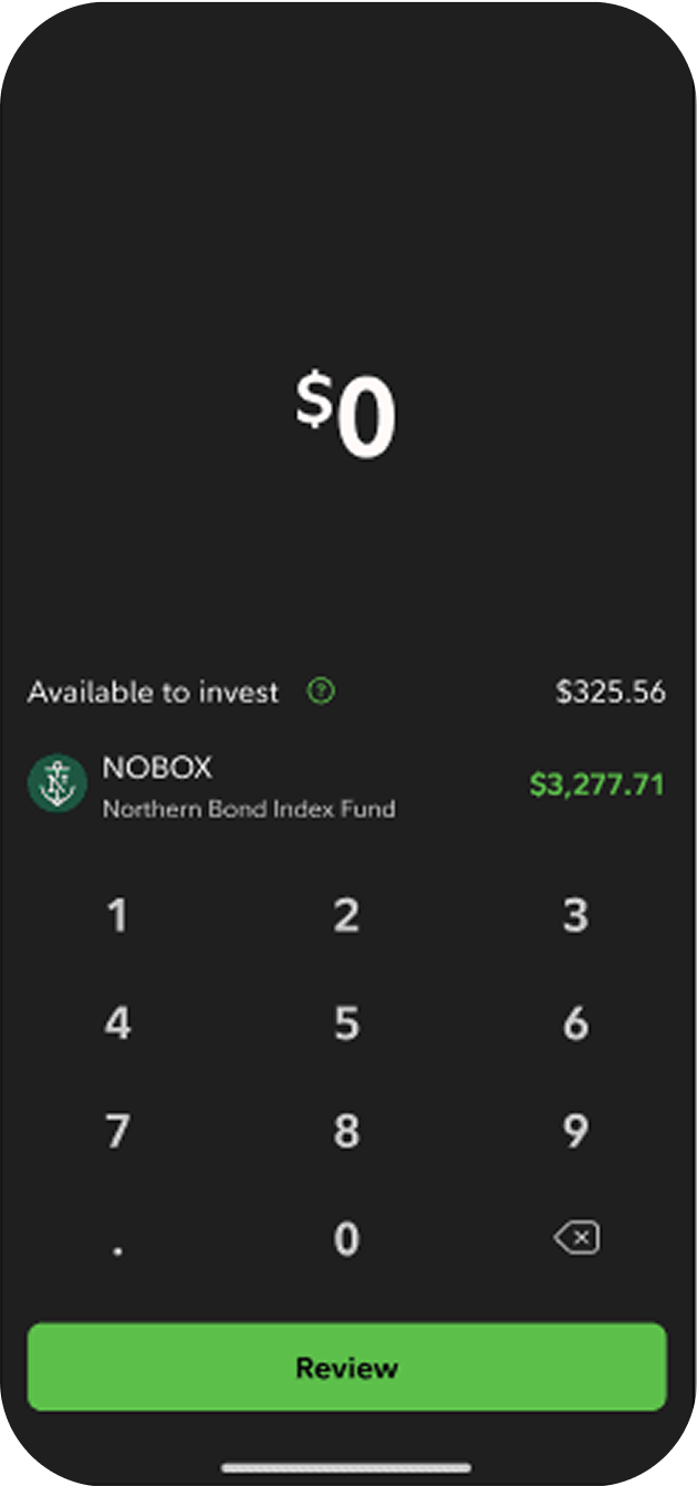 Fidelity Youth Investment Amount Design